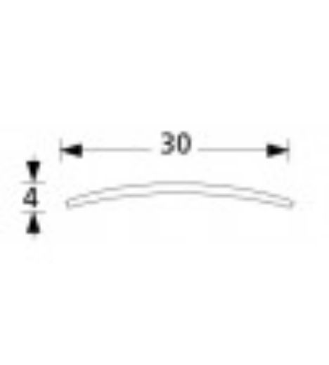 Billede af Overgangsprofil 2x30mm RS STÅL